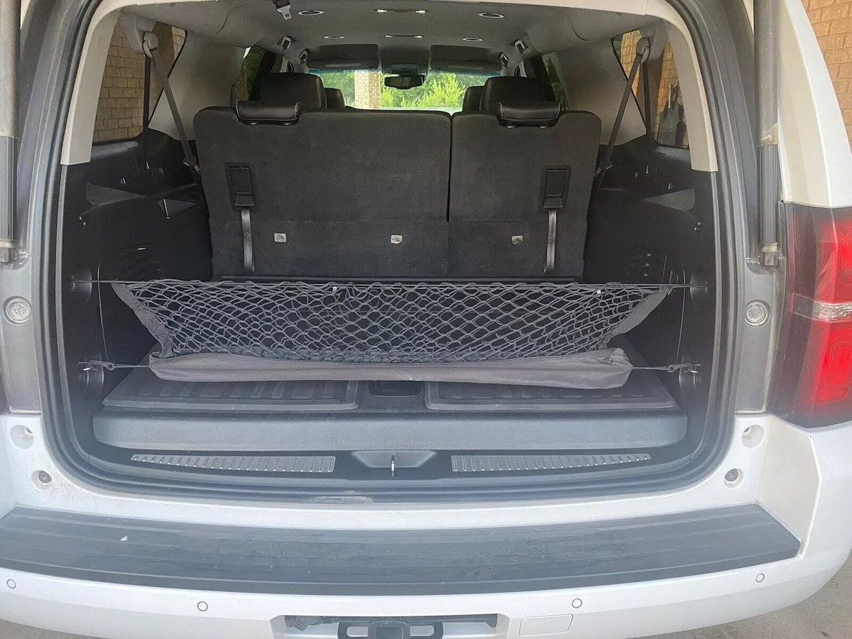 Rear Trunk Envelope Style Cargo Net for CHEVROLET SUBURBAN 2015
