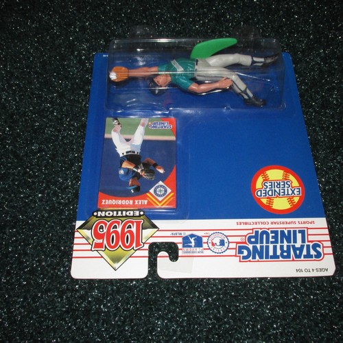Alineación inicial 1995 ext. serie Alex Rodriguez Settle Mariners (pieza de novato) - Imagen 7 de 7