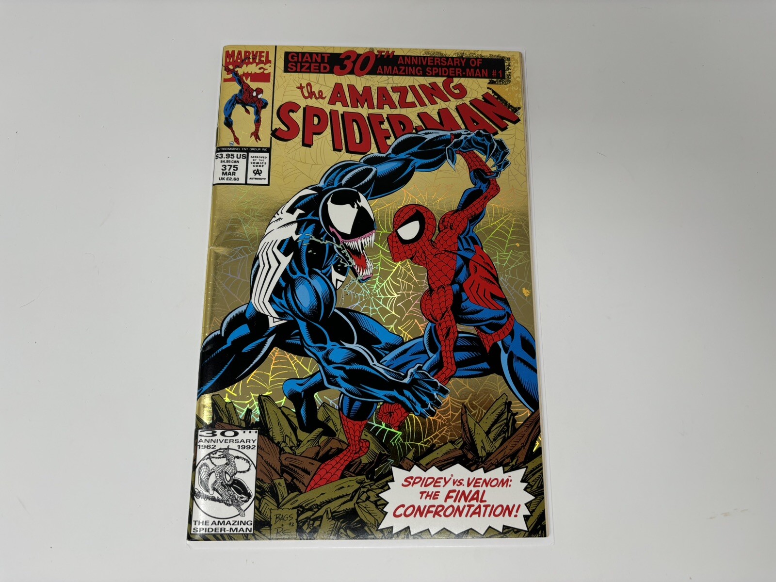 アメコミ Amazing Spider-Man #375 (1993) 9.6 Amazing Spider-Man Comic Book 375 (1993) VF The Bride of