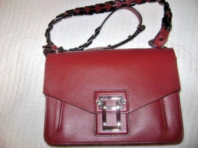 NWT Genuine PROENZA SCHOULER Italy-HAVA WHIP-STITCH fine LEATHER-Cross-body Bag-