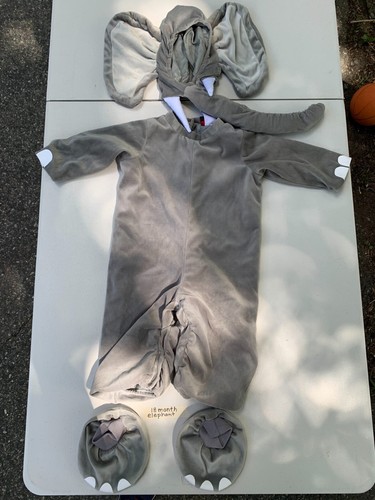 Infant Elephant costume 18 months. A steal for the ivory alone! - Picture 2 of 4