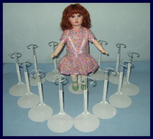 One Dozen 12 Kaiser Doll Stands for LITTLEST ANGEL Tiny Terri Lee BLEUETTE - Picture 1 of 2