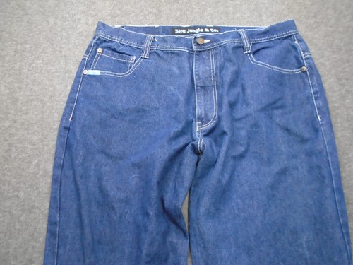 Vintage 5ive Jungle Jeans Mens 40x30 Baggy Embroided Streetwear Hip Hop Wide Leg - Picture 2 of 13