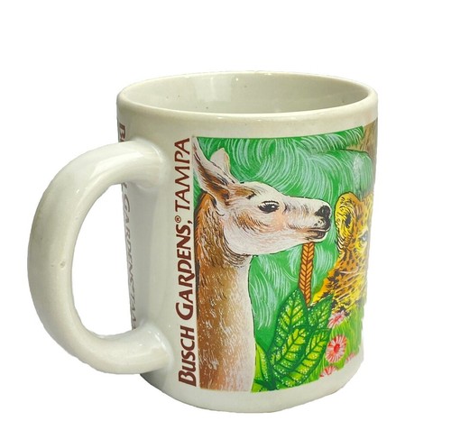 VTG Busch Gardens Tampa Animal Extinction Is Forever Coffee Mug Tea Giraffe