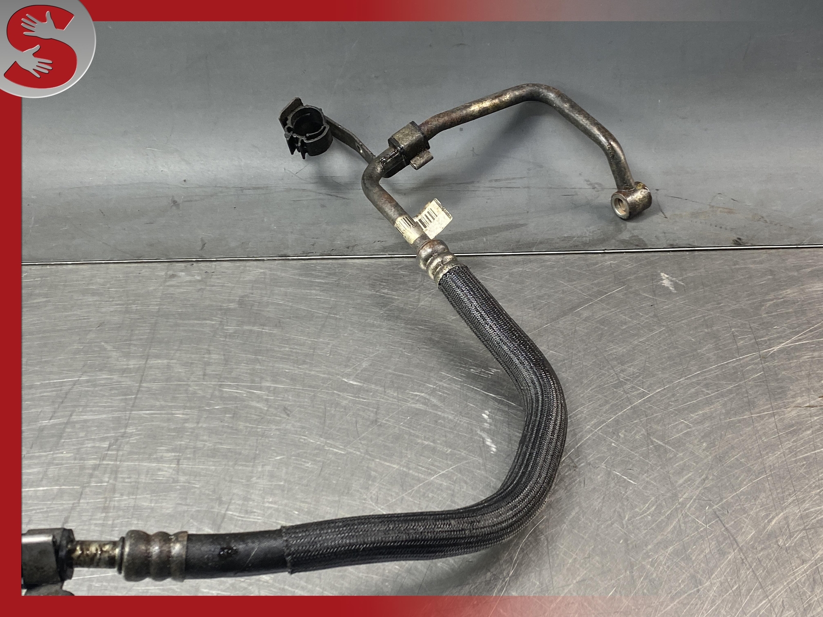 14-20 Maserati Quattro Ghibli Power Steering Rack Cooling Hose Line Pipe OEM