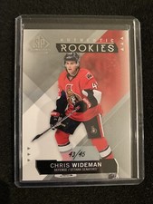 Chris Wideman Senators 43/45 Rookie #187 2015-16 SP Authentic Game Used