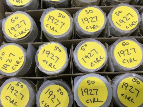 1927 Lincoln Wheat Cent Roll of 50 Coins Avg Circ G-F E1303 - Picture 2 of 9