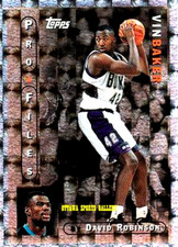 1996-97 TOPPS PRO FILES VIN BAKER MILWAUKEE BUCKS #PF-4 (4V23)