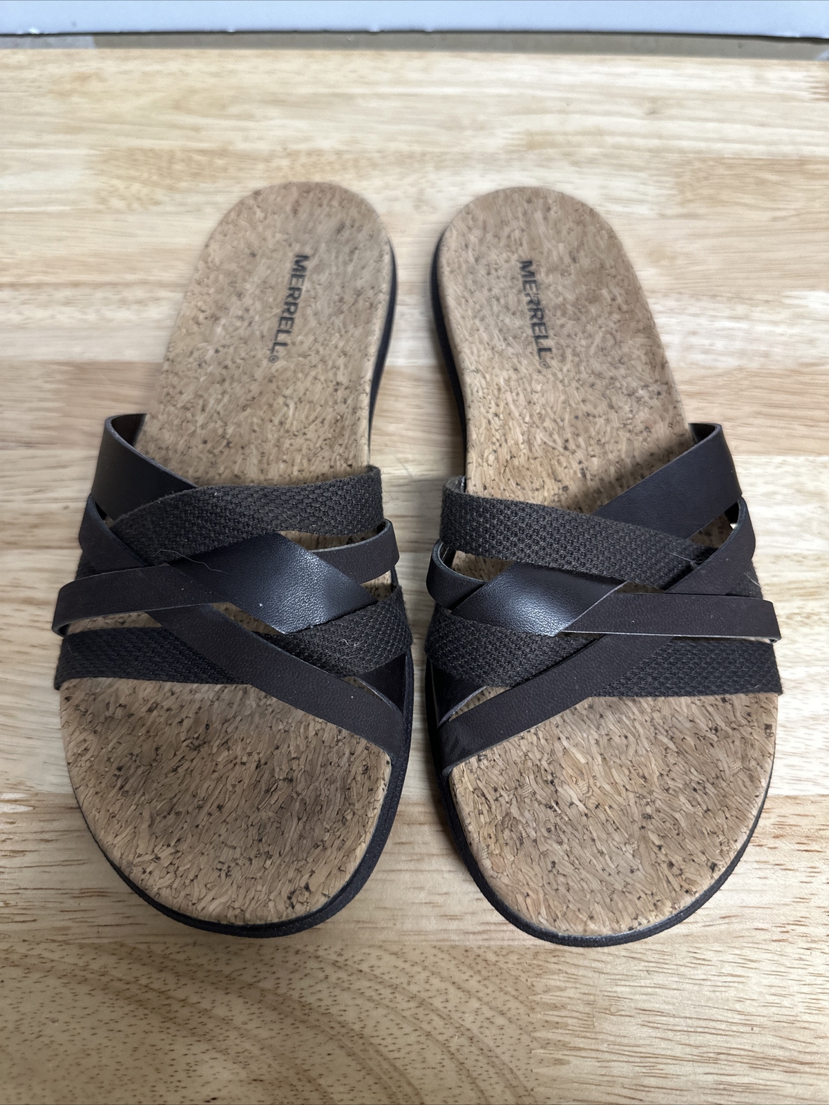 Merrell Sandali Espresso Donna Taglia 7 Ceylon Cinturino Comodi Slip On