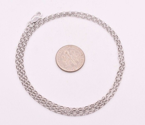 1.80mm Round Rolo Chain Necklace Real Solid 925 Sterling Silver ALL SIZES - Picture 2 of 5
