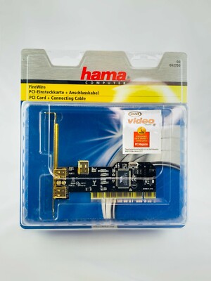 PCI-Einsteckkarte + Anschlusskabel Hama Fire Wire 00062750 