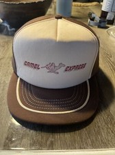 1980s Vintage Camel Express foam snapback Trucker Hat USA