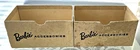 VINTAGE BARBIE DOLL WARDROBE ACCESSORIES TRUNK CASE DRAWERS CARDBOARD 5'' LONG