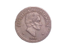1959 Colombia 20 Centavos KM# 215.1 - Very Nice Circ Collector Coin-c3767xux