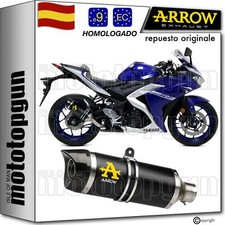 ARROW ESCAPE + HOM THUNDER NEGRO C YAMAHA YZF R3 2018 18
