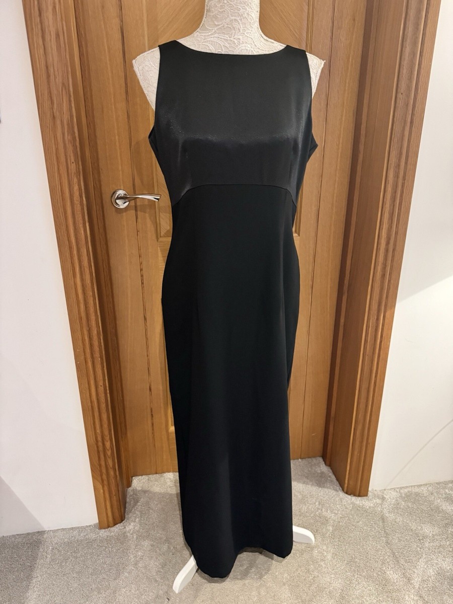 Vintage Dorothy Perkins Size 14 Black Dress Sleeveless A5 | eBay UK