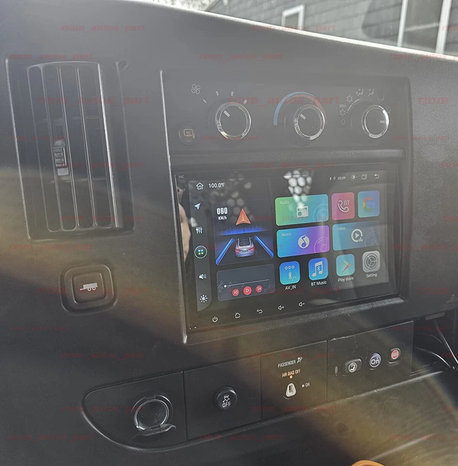 Android 13 8"CarPlay Car Radio Stereo GPS FM For Chevrolet Express Van 2008-2019 - Image 3 of 4