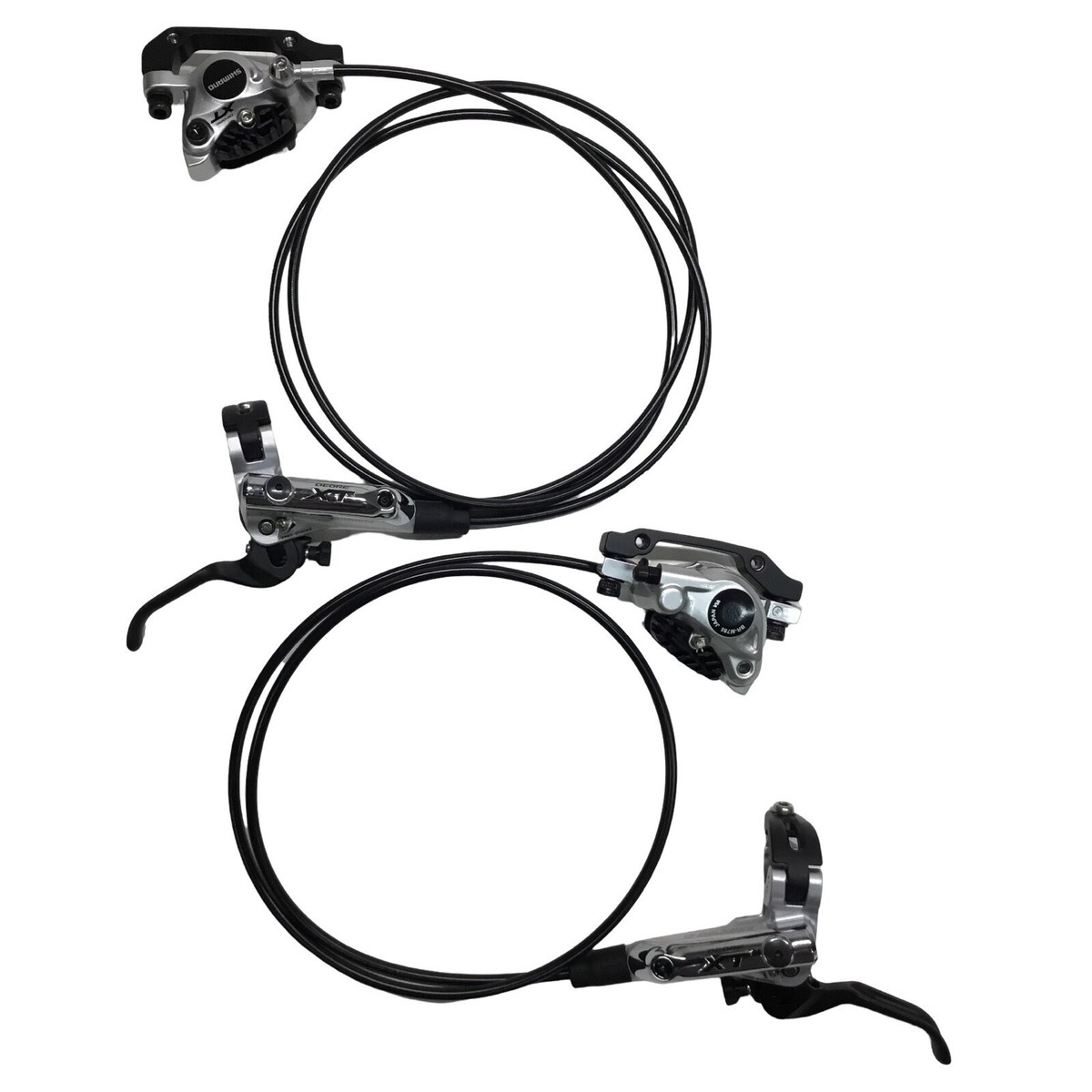 Shimano Deore XT M785 Disc Brake Set Left Front 950mm Right