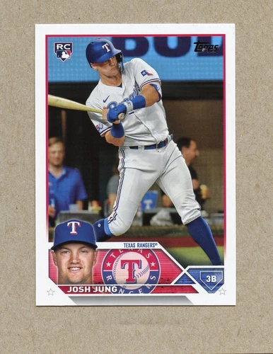2023 Topps Josh Jung #529 RC Rookie Texas Rangers