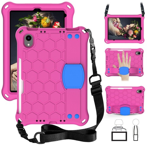 Stand Strap Cover Shockproof Rubber Case for iPad 10th 9 8 7 5 6 Mini 2022 Air 5 - Picture 12 of 76