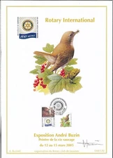 Belgium 2005 - Special Label Card. Mi nr.: 3316.By A.BUZIN."Birds" (EB) MV-17069