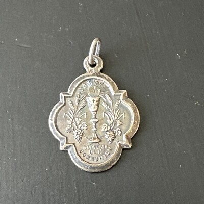 CROIX CRUCIFIX ANCIEN Art Nouveau - argent massif EUR 16,00 - FR