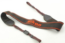  N MINT NIKON RED Professional Wide Camera Strap from Japan 22324