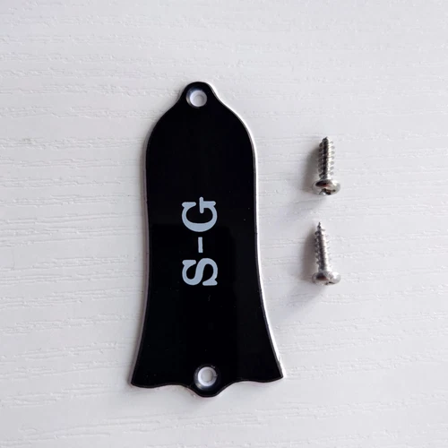 For Gibson Cross Faith Truss Rod Cover Plate Guitar Standard Parts 2 Ply Black