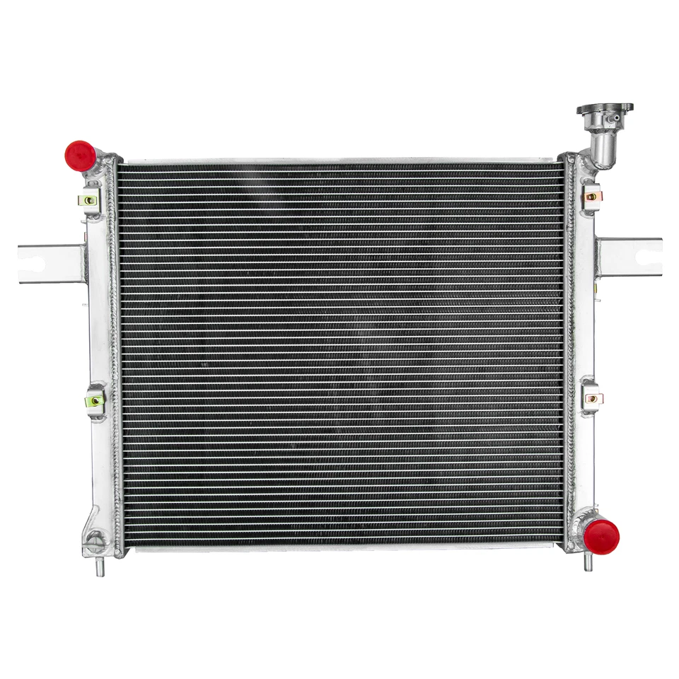 4 Row Aluminum Radiator Fit Jeep 2005-2010 Grand Cherokee 2006-2010,08 Commander Foto 4 de 4