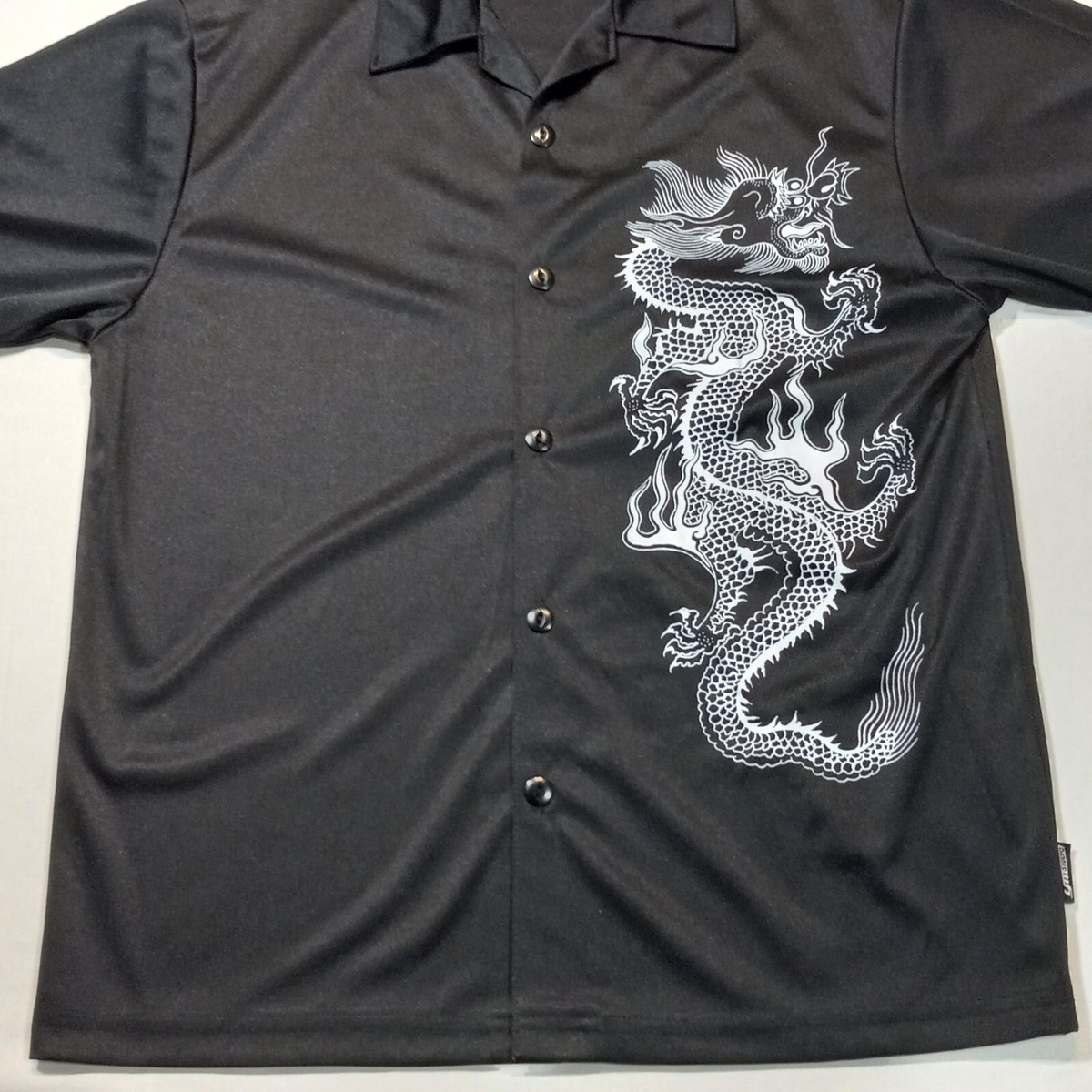 YMLA Polyester Dragon Club Rave Shirt Vtg 90s Y2K Men S | eBay