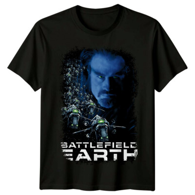 Battlefield Earth (2000) Movie Poster Inspired T-Shirt Retro Tee Unisex