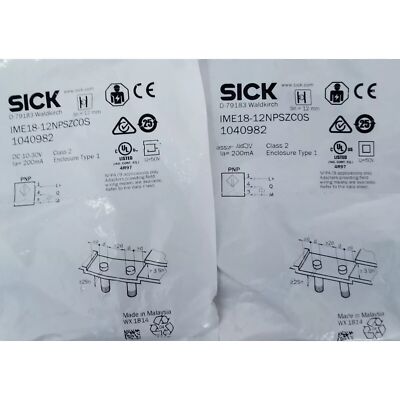 New SICK IME18-12NPSZC0S IME1812NPSZC0S 1040982 PROXIMITY SWITCH DC 10-30V