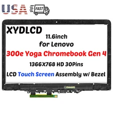 LCD Touch Screen Assembly Bezel for Lenovo 300e Yoga Chromebook Gen 4 5D11C95909