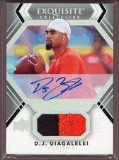 2022 UD Goodwin Champions Exquisite Coll. Rookie Auto Relic D.J. Uiagalelei/99