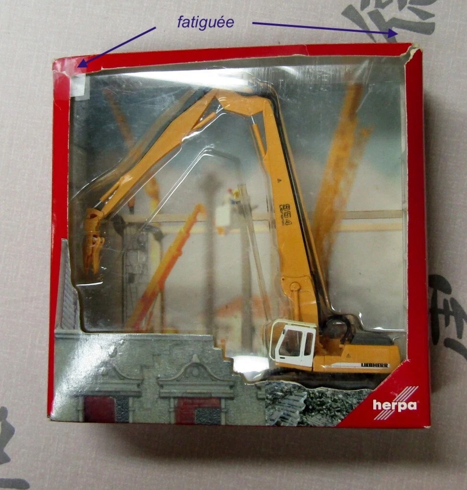 ENGIN DE DEMOLITION " LIEBHERR R954 "  - HERPA - Réf. 152006  - 1/87 - Neuf - Photo 2/4