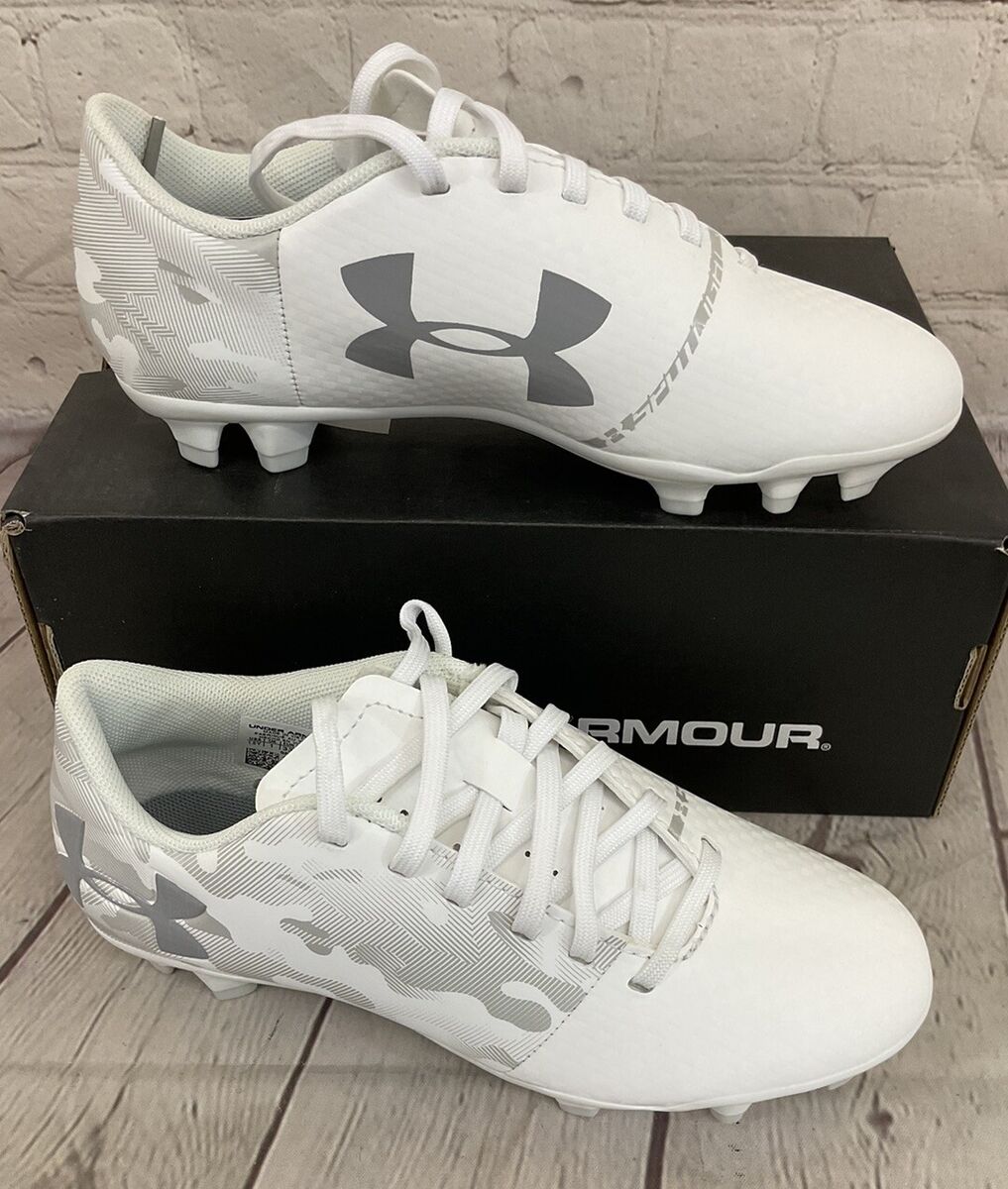 Under Armour 1289542 100 Spotlight DL FG JR Youth Soccer Under Armour 1289542 100 Spotlight DL FG JR Youth Soccer