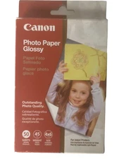 Canon PIXMA Photo Paper 4" x 6 Glossy 50 sheets GP-502