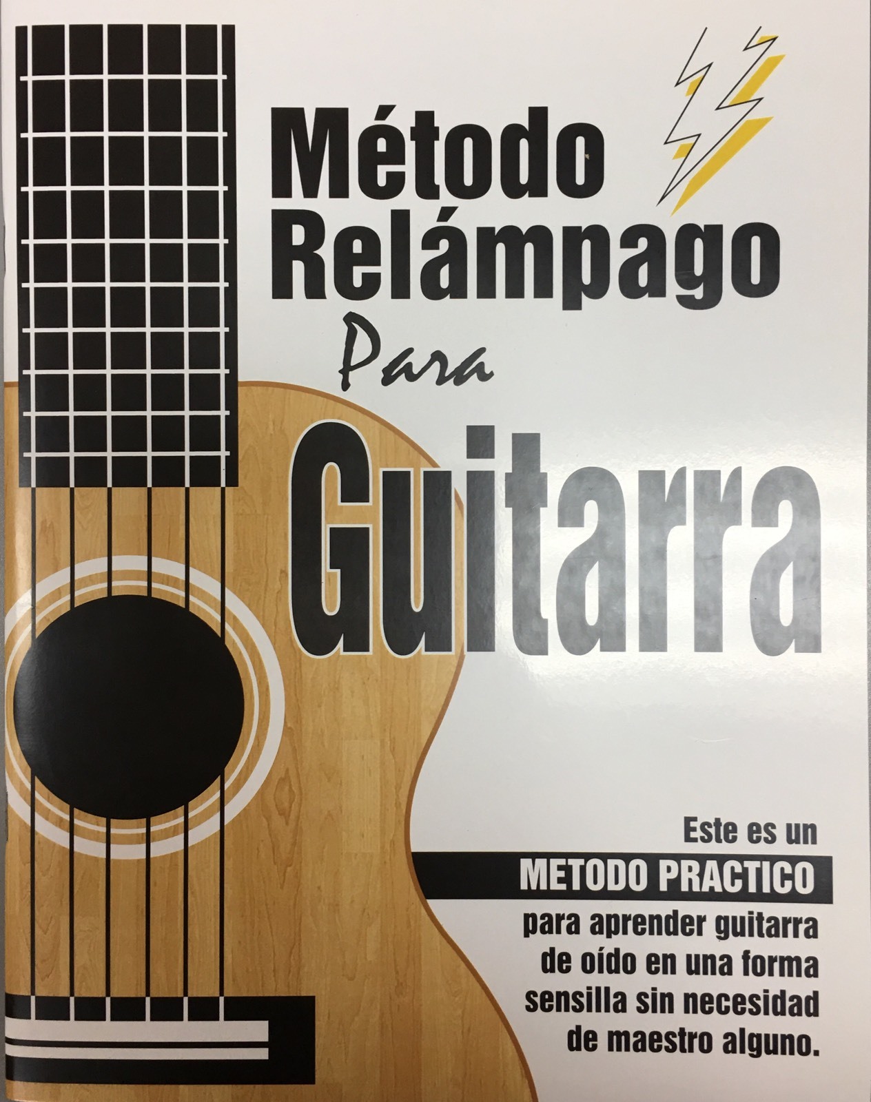 Relampago Para Libro de guitarra Learn To en español |