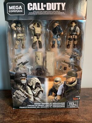 Mega Construx Call of Duty Desert Snipers Vs. Mercenaries 113 Pcs. Set GCP06 New