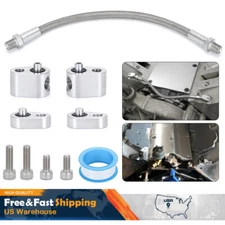 LS1 Throttle Body Bypass Coolant Steam Port Crossover Hose Kits For GM LS6 LM7