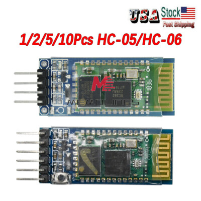 1-10PC HC-05 HC-06 Wireless Bluetooth Transeiver RF Master Module for Arduino SS