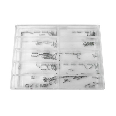 1 Box 10-Size Metal Watch Spring Assortment Kit Watchmaker Repair Accessories