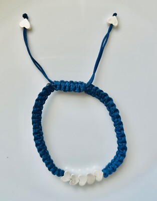 Armband - Neu - Blaues Herz Verstellbares Armband
