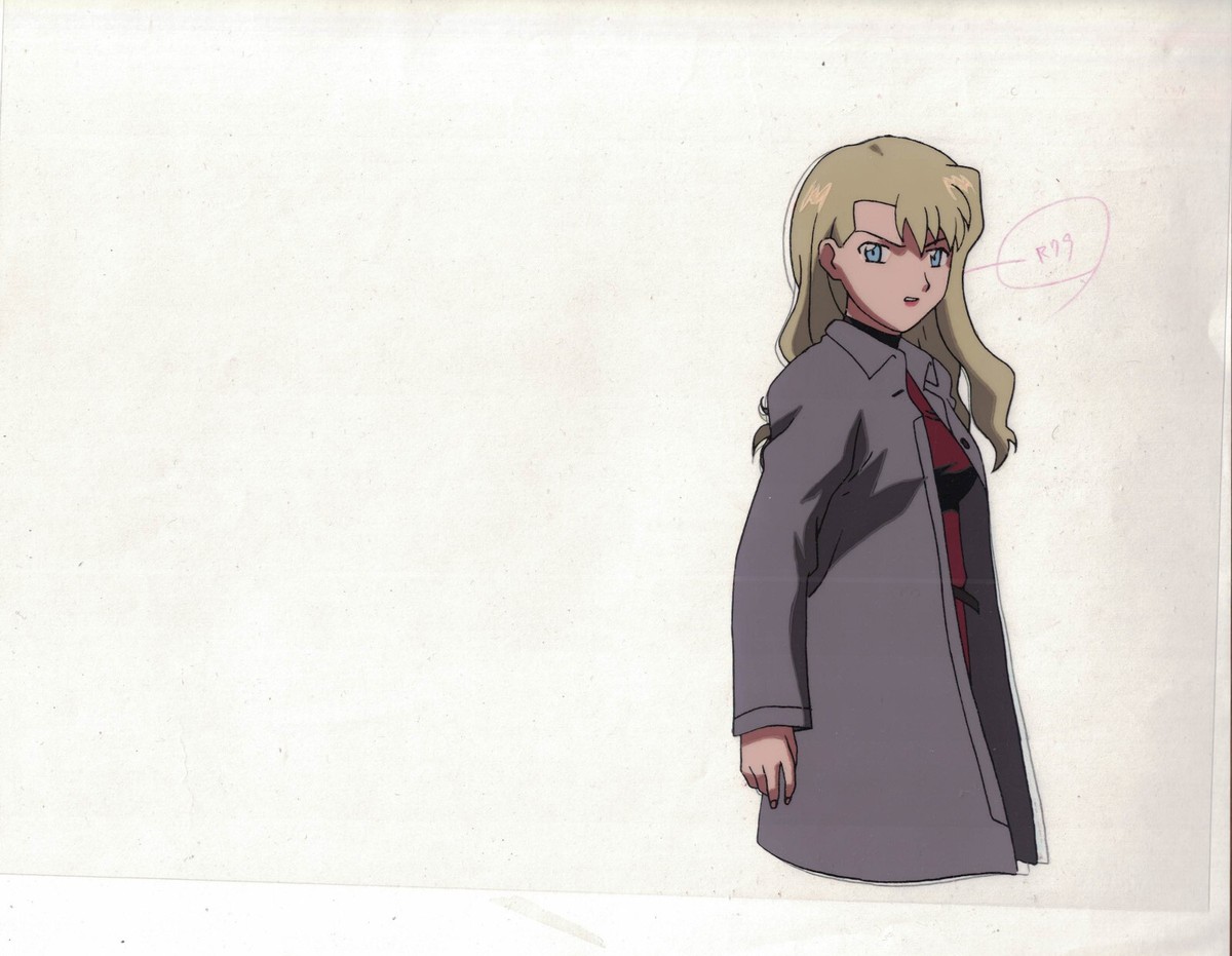 メルト 意識他界系 One up. 24th ANNIVERSARY Noir Anime Cel (Mireille Bouquet) with unstuck sketch
