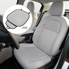 1 Pc 48x59cm Car Seat Cushion for Car Travel Driving Anti-Slip Ice Silk Gray