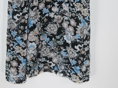Kensie Womens Sleeveless Floral Print Black Lace A Line Mini Dress Size Small - Picture 5 of 7
