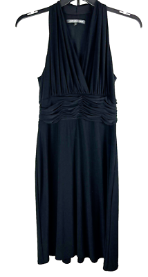 Jones Wear Cocktail Formal Dress Womens Size 12 Black Empire Waist Halter  Neck | eBay