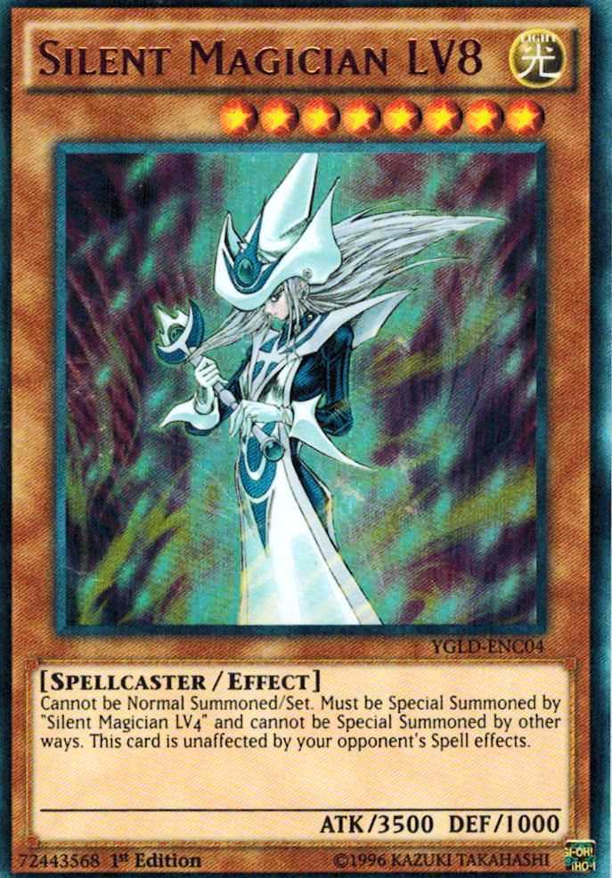 Silent Magician LV8 YGLD-ENC04 1st (Mint X 1) YUGIOH Ultra Rare