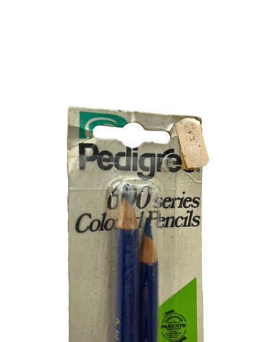 Vintage Pedigree by Empire Red/Blue Double Point 603 Colored Pencils NOS 1974 - Picture 3 of 6