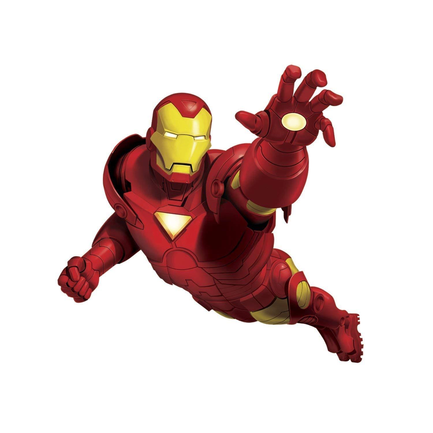 Marvel Superheroes Avengers Golden Iron Man Giant Wall Decal Sticker